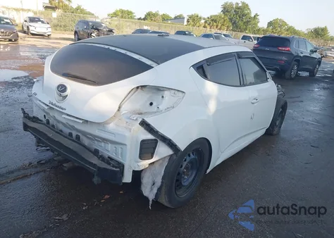 2017 Hyundai Veloster из США, поврежденный, VIN KMHTC6AD2HU312538